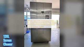 Limpiador de pantalla automático Tanque de agua 120L