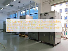 Máquina de limpieza de paletas de control automático PLC con capacidad de tanque de líquido de 80L y tiempo de secado de 5 a 15 minutos Adecuado para varios tipos de paletas