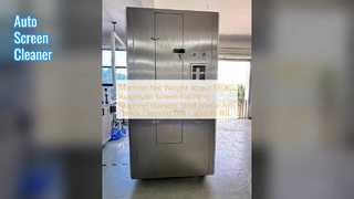 Limpiador de pantalla de 550 kg, limpieza y secado automáticos