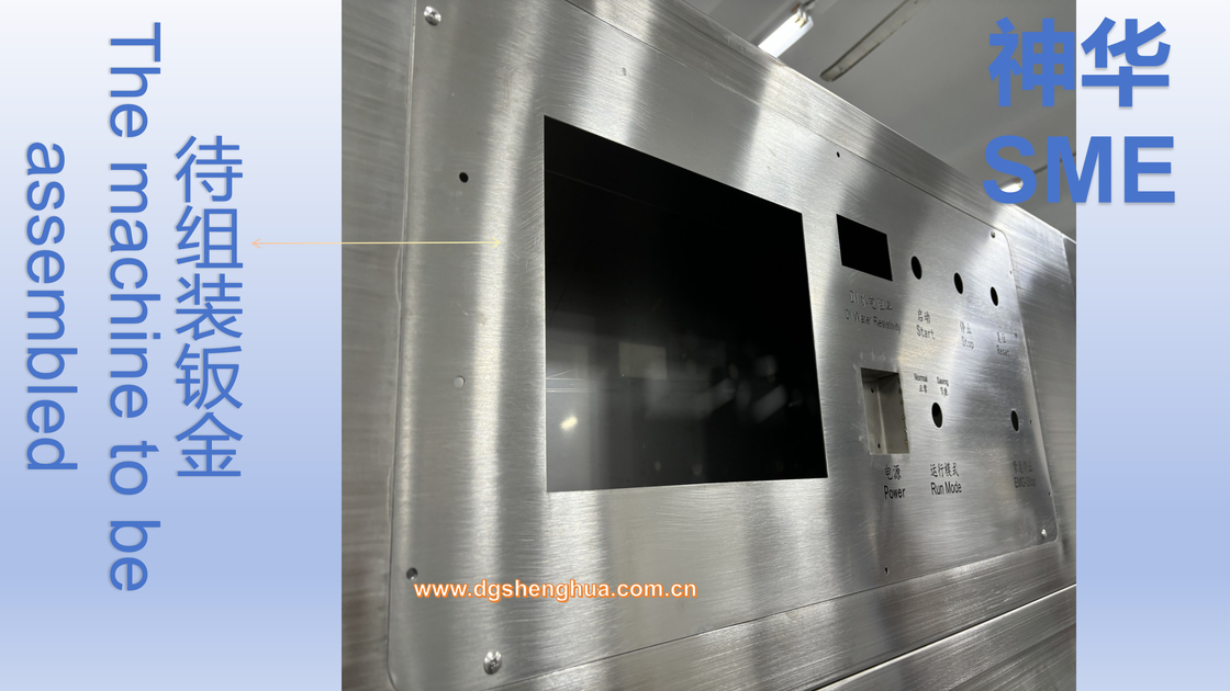 El marco de acero inoxidable SUS304 lava a chorro el mini LED y el PWB micro del LED se funde con en la línea sistema de limpieza