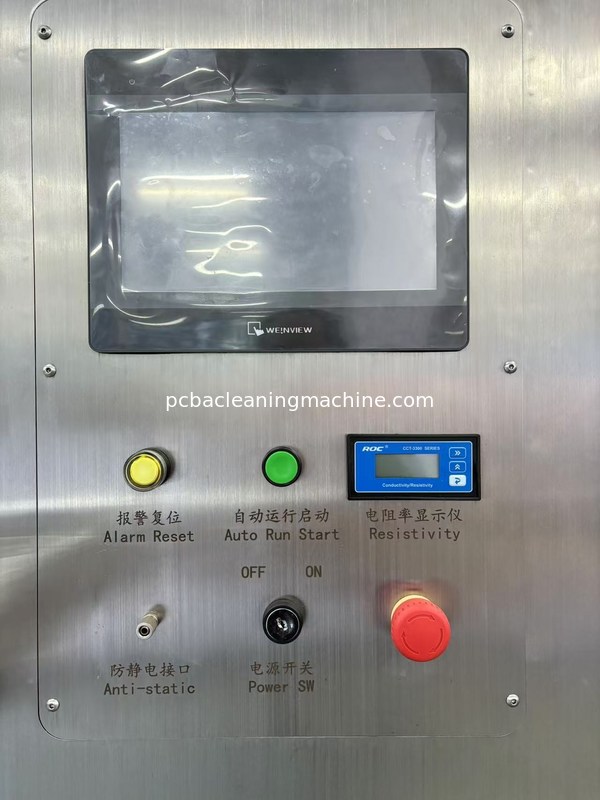 El tipo de lote de PCBA lava a chorro la máquina del deflux con 3 múltiples del espray 2 capas de PCBA del gabinete de la cesta 1wash