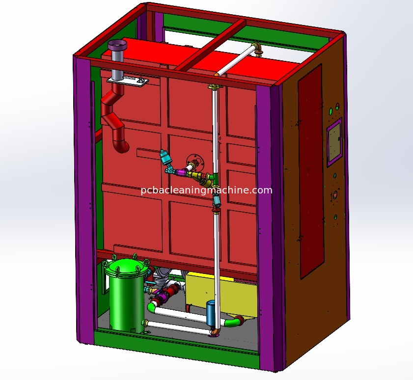 plantillas de limpieza del peso 2 de la máquina 480kg de la plantilla dual 40L*2 más limpias para la goma de la soldadura y el pegamento rojo al mismo tiempo