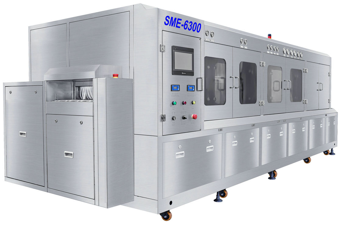 máquina off-line de la limpieza del flujo de 560*610m m PCBA con 2 capas que limpian la cesta y la aprobación del CE