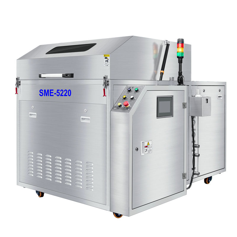 Onda SME-5220 que suelda a Oven Synthetic Pallet Alumiun Pallet, máquina de limpieza residual de acero inoxidable del flujo de la plataforma