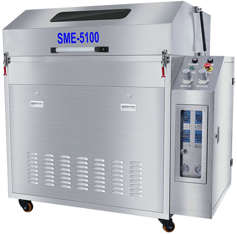SME-5100 onda que suelda neumática Oven Pallet Cleaning Machine de Smt de la cesta redonda del diámetro de la Doble-estación 1000m m