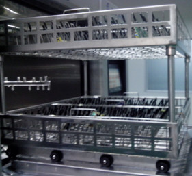 cesta de limpieza auto del lavado de la capa doble de la máquina de 560*610m m Pcba con para cantidad y múltiplo