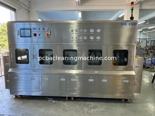 Máquina de limpieza de ensamblaje de PCB en línea por pulverización SME-6140P